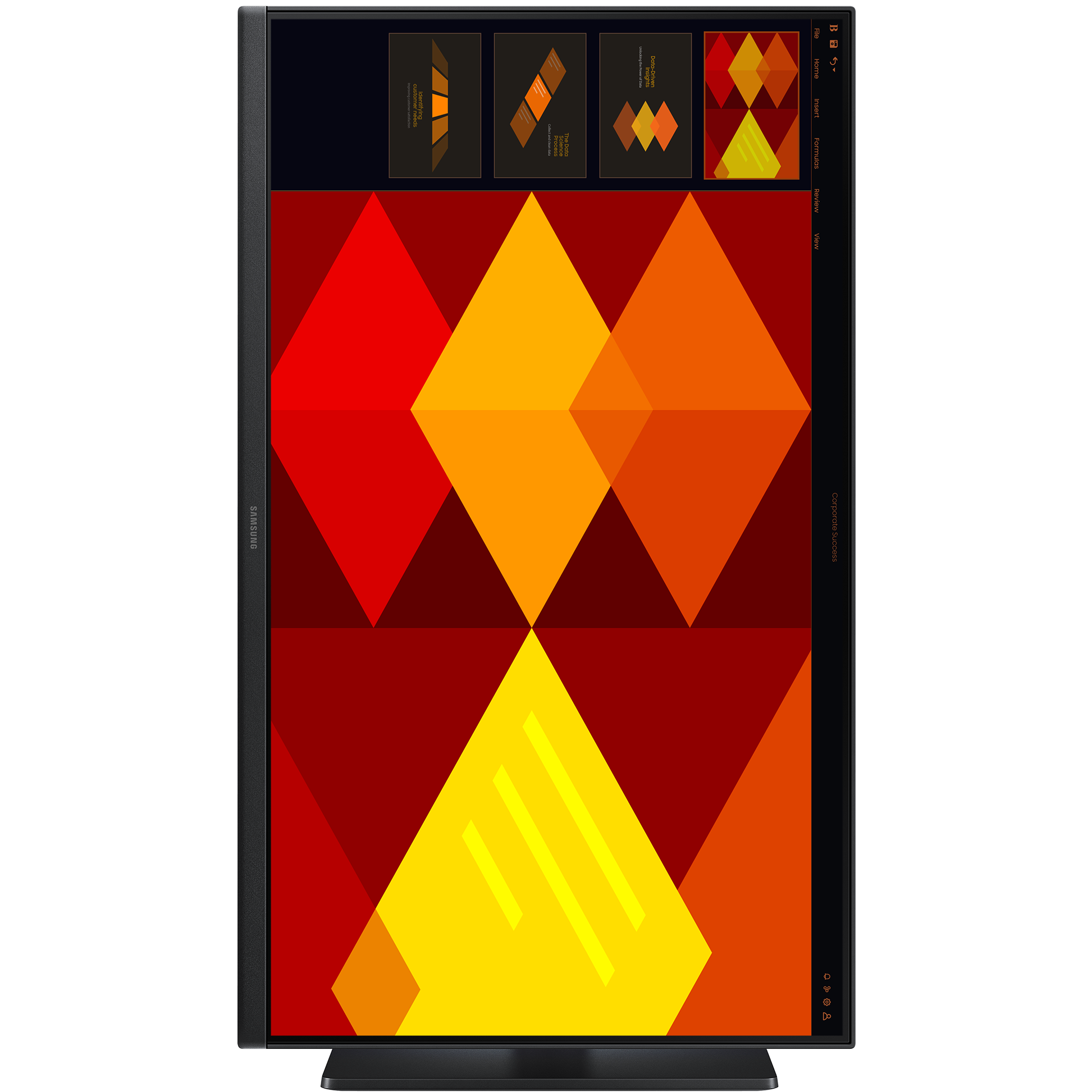 A large main feature product image of Samsung Essential S4 240GD - 24" 1080p 100Hz IPS Monitor