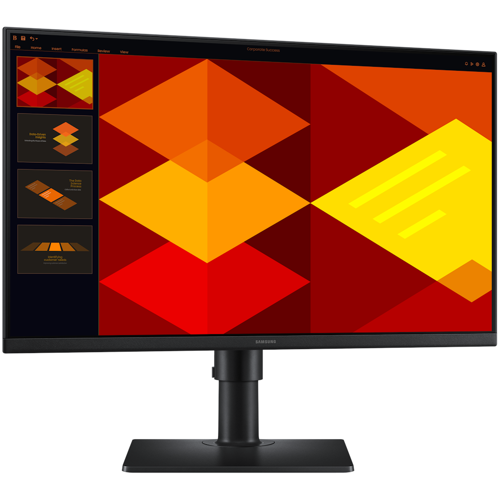 A large main feature product image of Samsung Essential S4 270GD - 27" 1080p 100Hz IPS Monitor