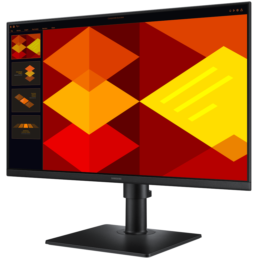 A large main feature product image of Samsung Essential S4 270GD - 27" 1080p 100Hz IPS Monitor