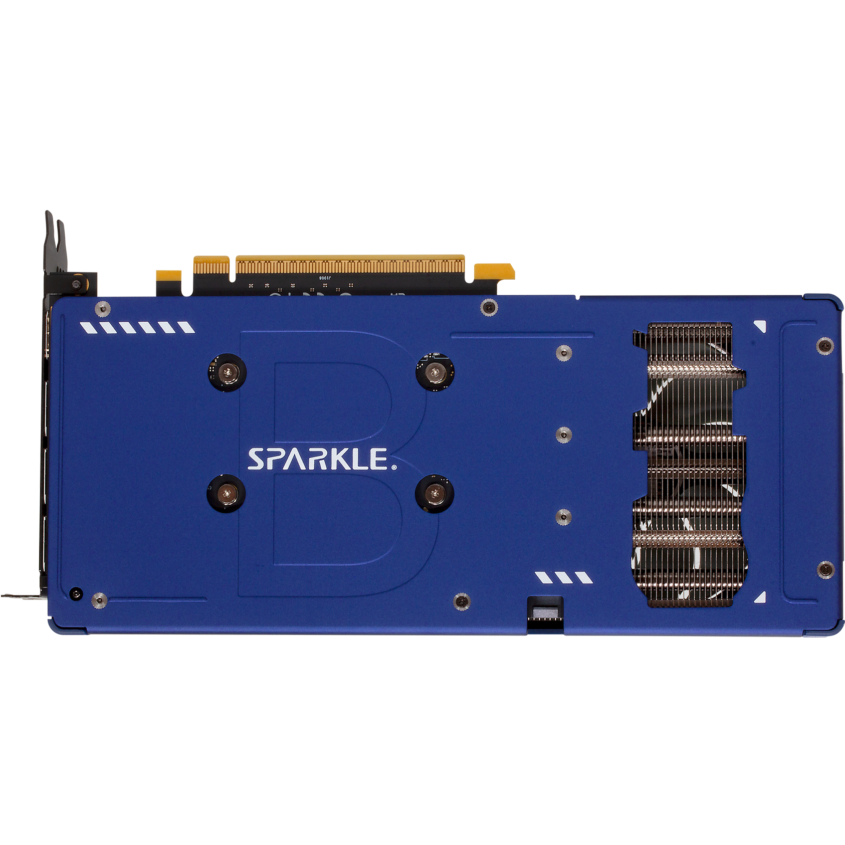 A large main feature product image of SPARKLE Intel Arc Battlemage B580 GUARDIAN 12GB GDDR6
