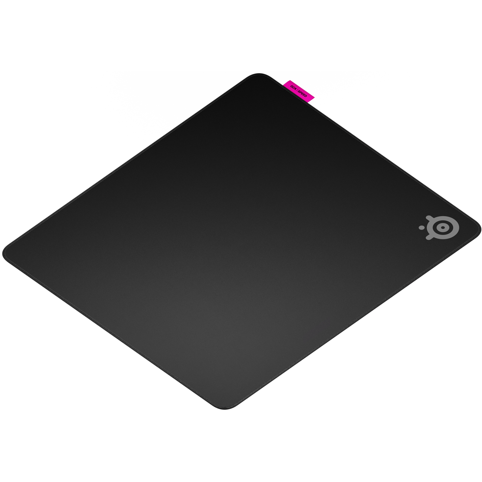 A large main feature product image of SteelSeries QcK Pro Speed - Cloth Gaming Mousepad (Large)