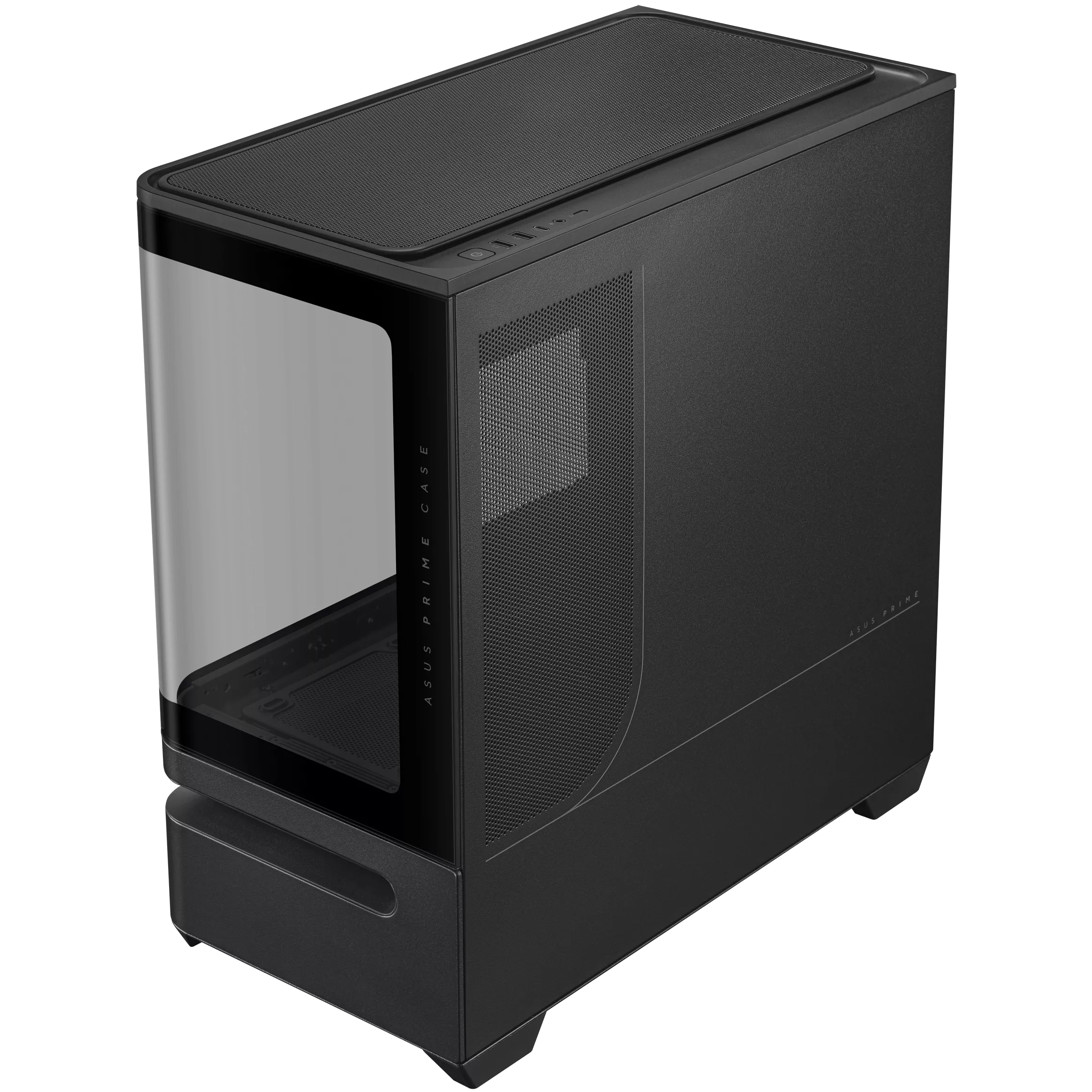 A large main feature product image of ASUS PRIME AP202 mATX Case - Black