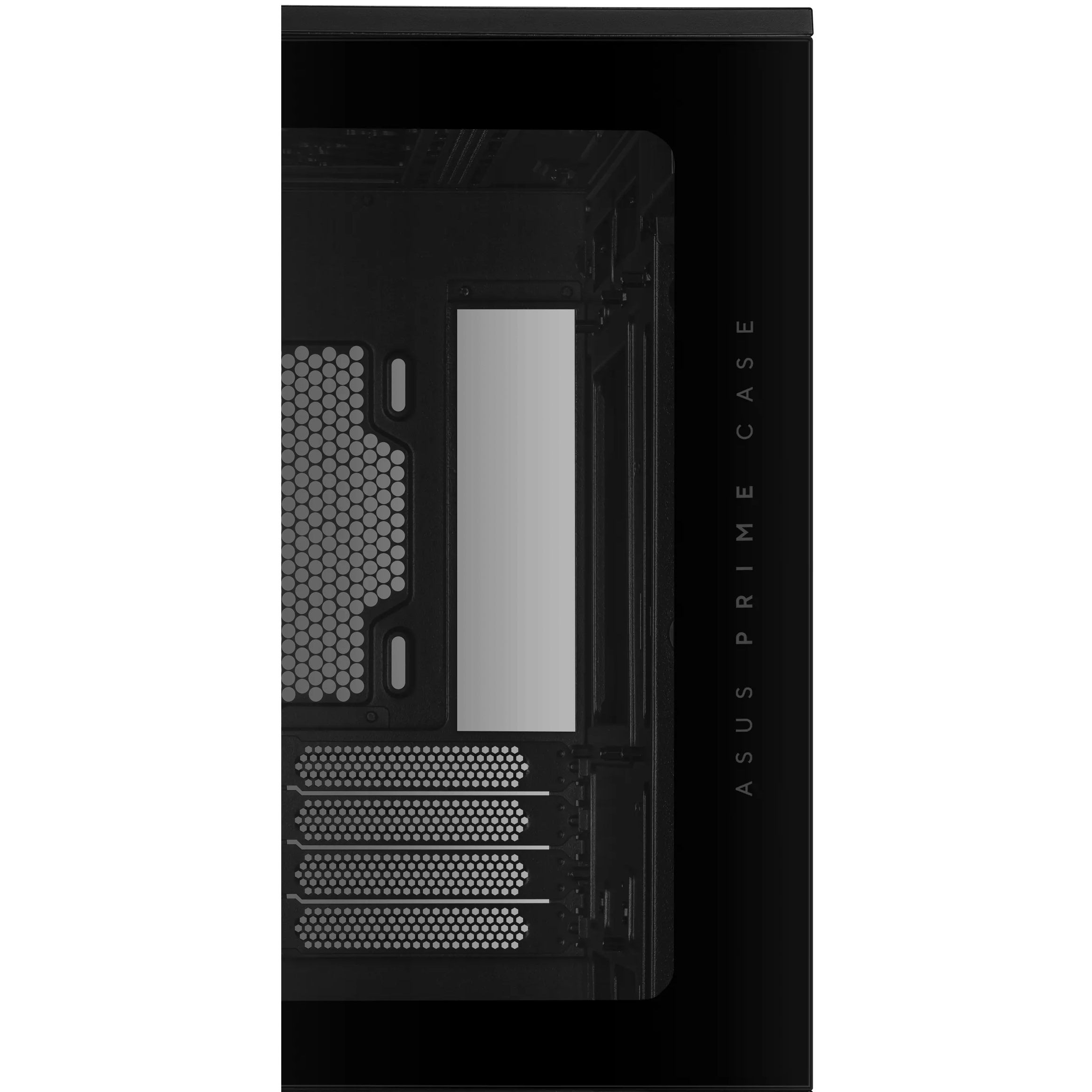 A large main feature product image of ASUS PRIME AP202 mATX Case - Black
