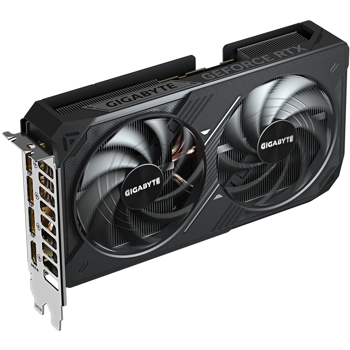A large main feature product image of Gigabyte GeForce RTX 5060 Ti Windforce Max OC 16GB GDDR7