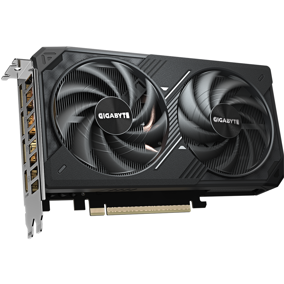 A large main feature product image of Gigabyte GeForce RTX 5060 Ti Windforce Max OC 16GB GDDR7