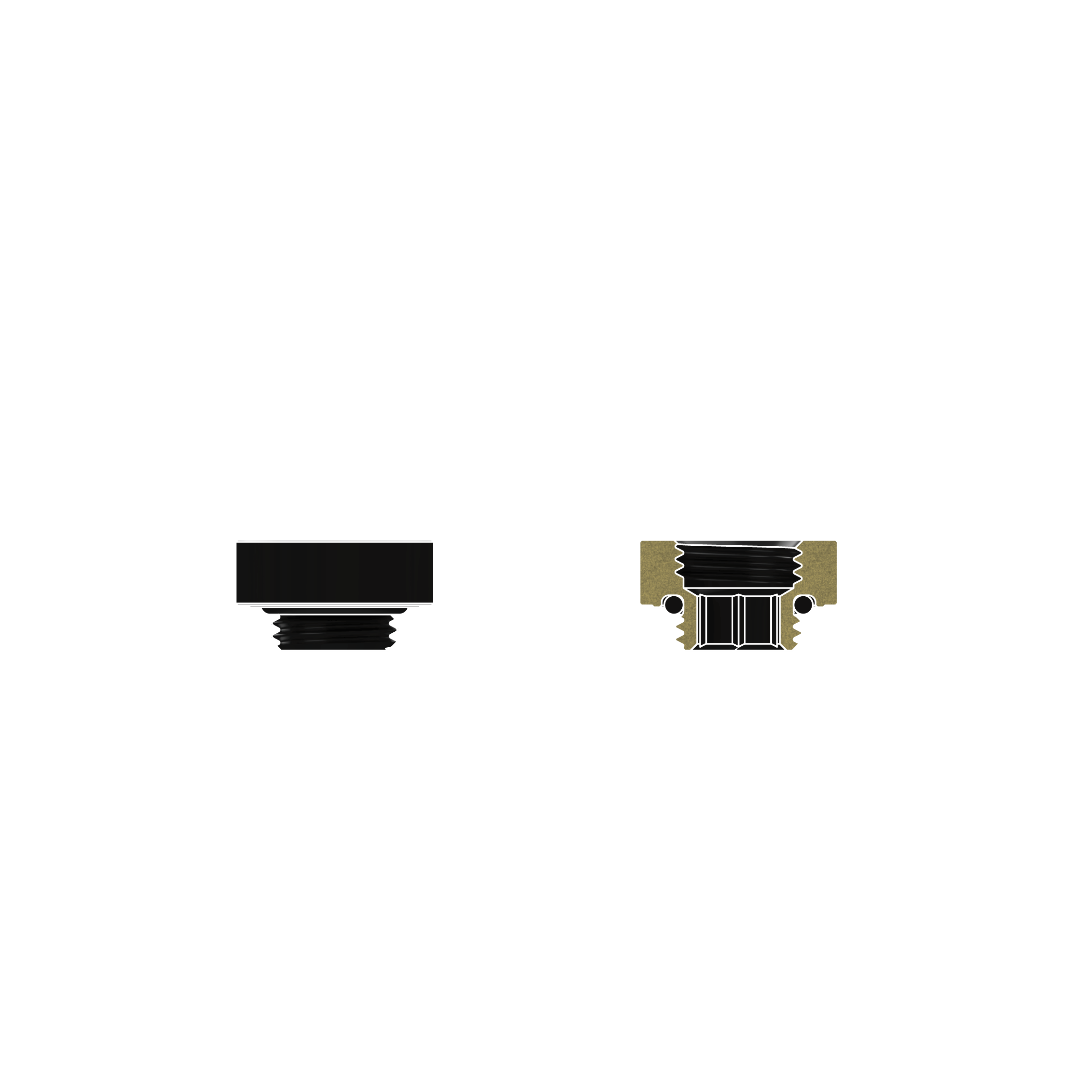 A large main feature product image of Thermal Grizzly DeltaMate Extender MF7 - G1/4" 7mm Extension Fitting