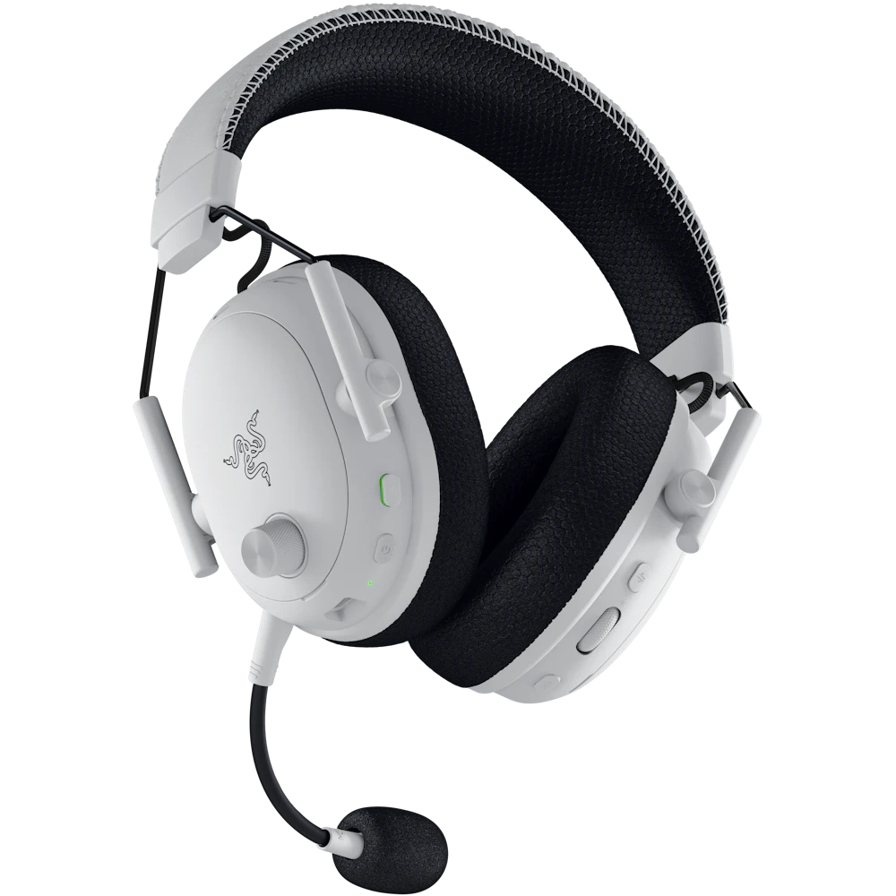 A large main feature product image of Razer BlackShark V3 Pro - Wireless ANC Gaming Headset (White)