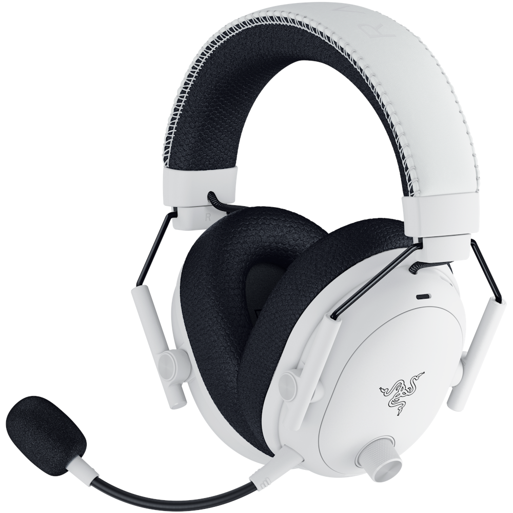 A large main feature product image of Razer BlackShark V3 Pro - Wireless ANC Gaming Headset (White)