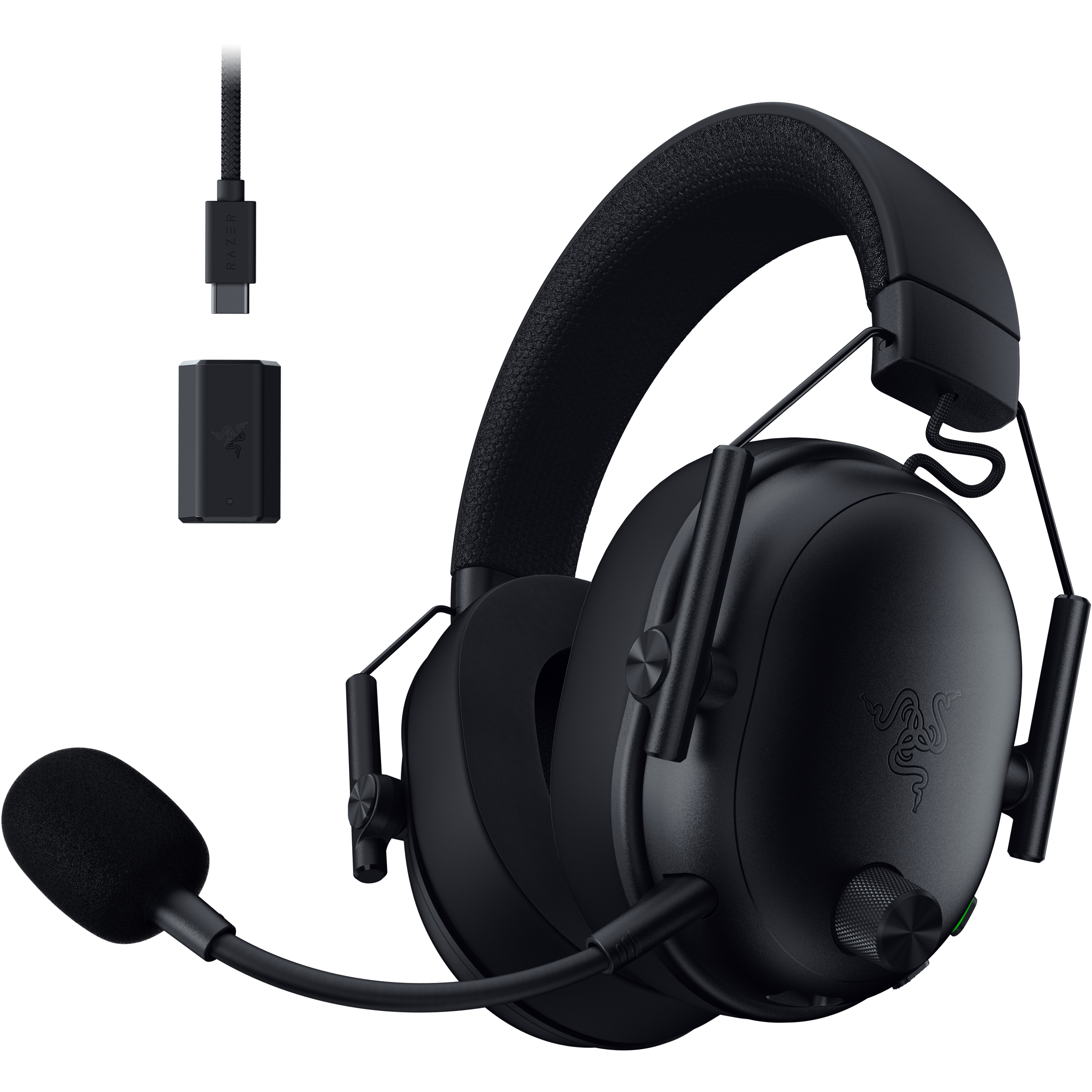 A large main feature product image of Razer BlackShark V3 - Wireless Gaming Headset (Black)