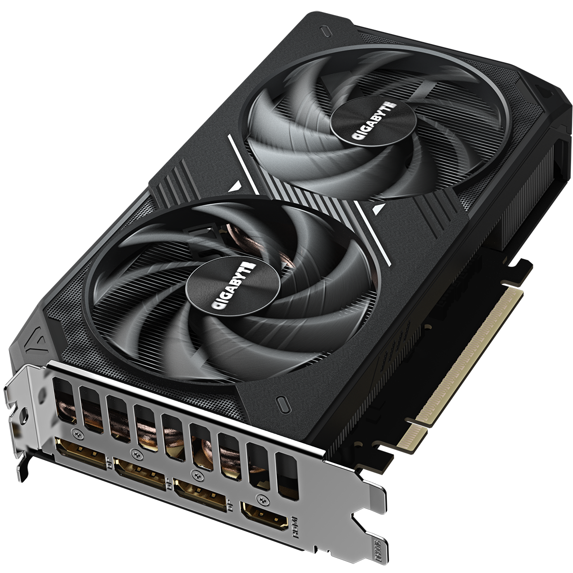 A large main feature product image of Gigabyte GeForce RTX 5060 Ti Windforce Max OC 8GB GDDR7