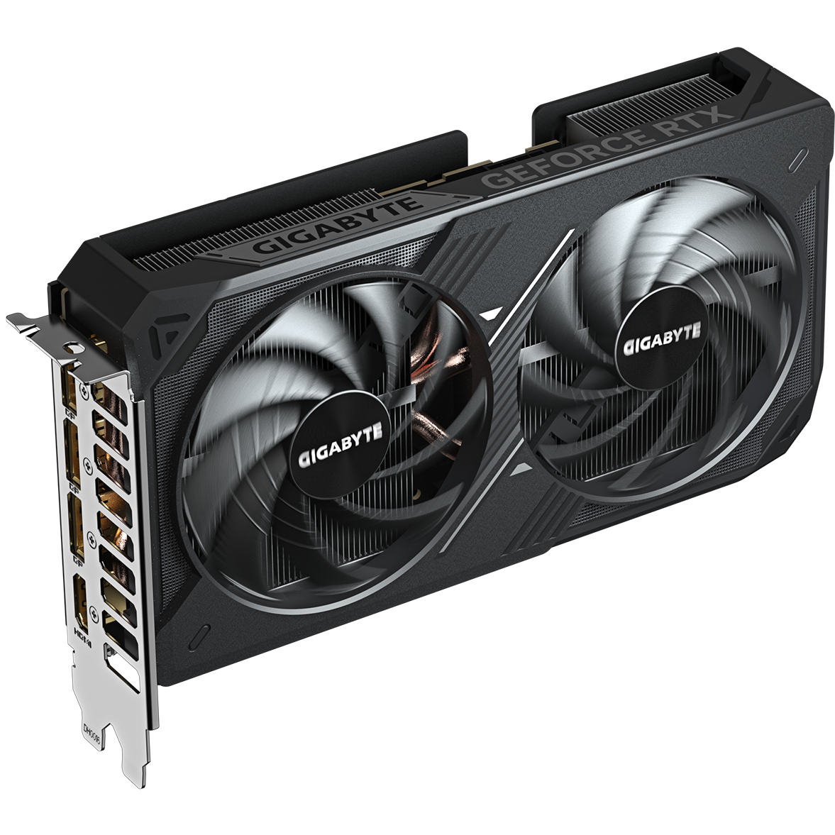 A large main feature product image of Gigabyte GeForce RTX 5060 Ti Windforce Max OC 8GB GDDR7