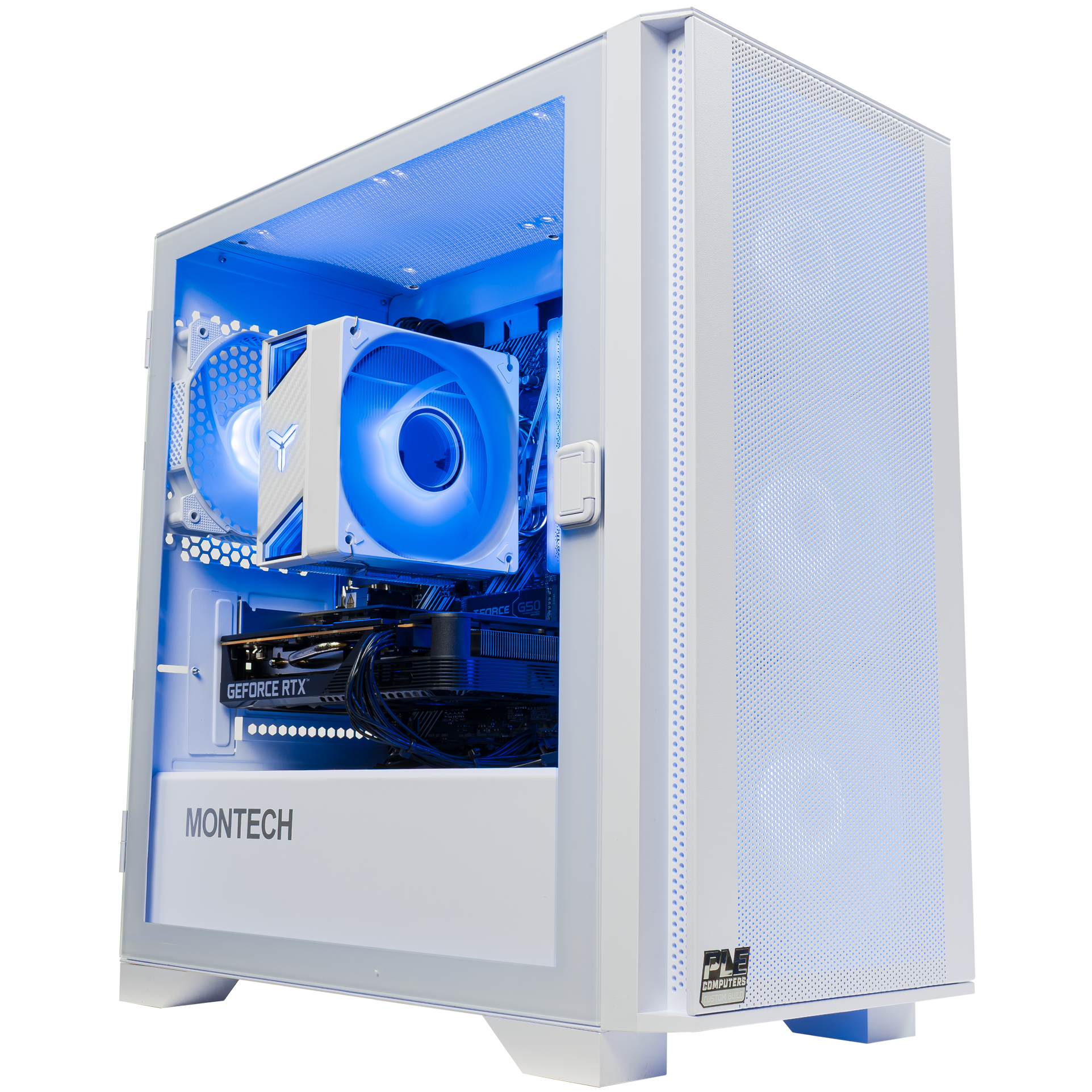 PLE Frost RTX 5050 Prebuilt Ready To Go Gaming PC PLE Computers