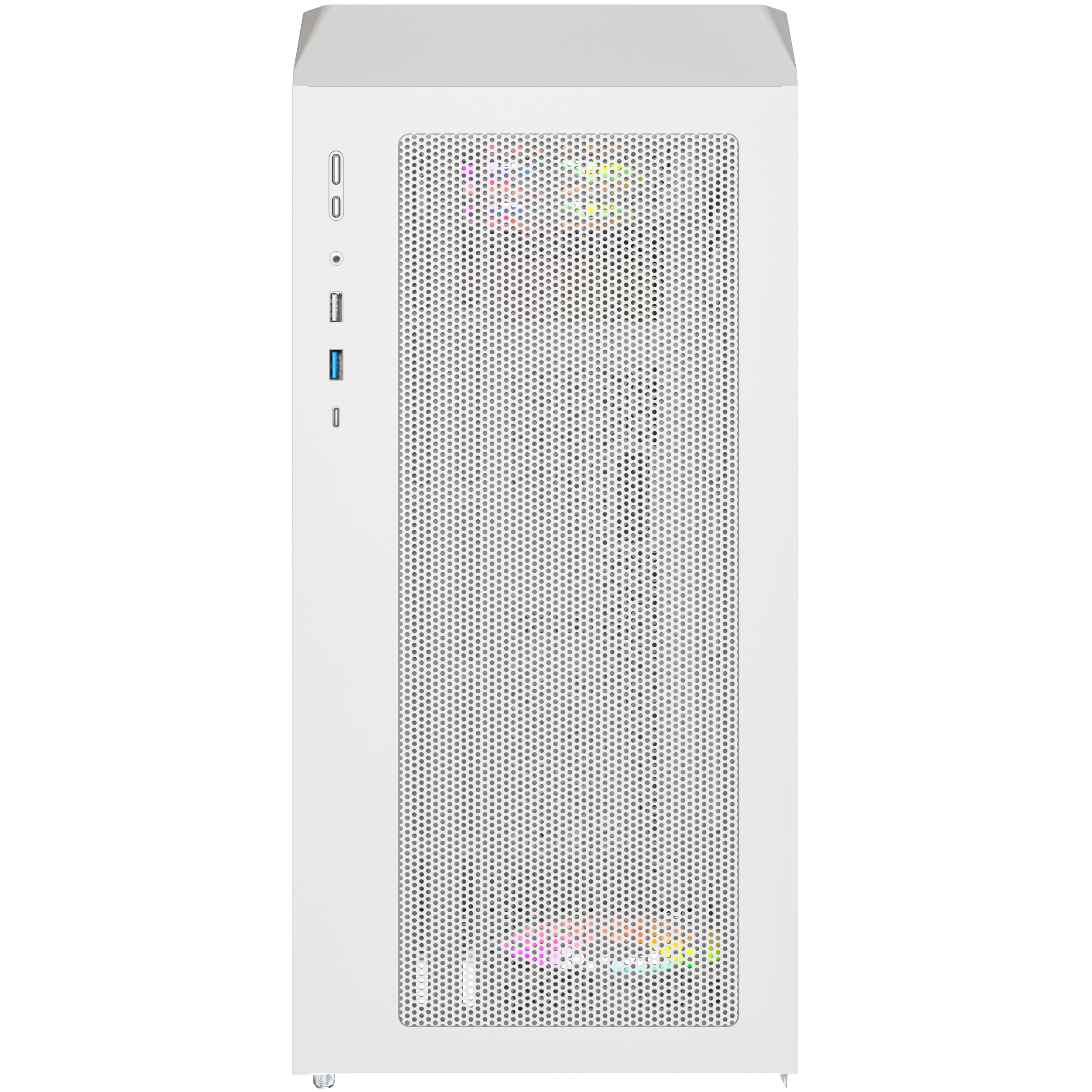 A large main feature product image of Montech X5M Micro Tower Case (White)