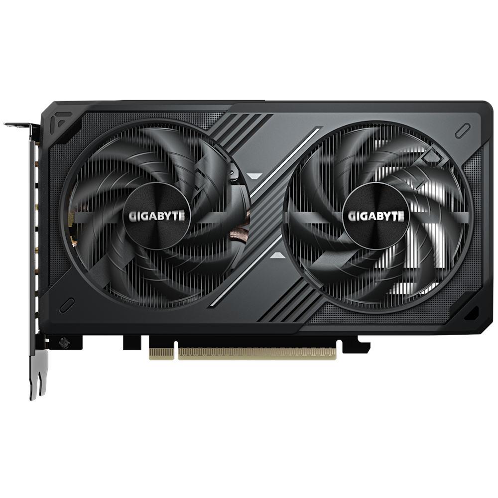 A large main feature product image of Gigabyte GeForce RTX 5060 Windforce Max OC 8GB GDDR7
