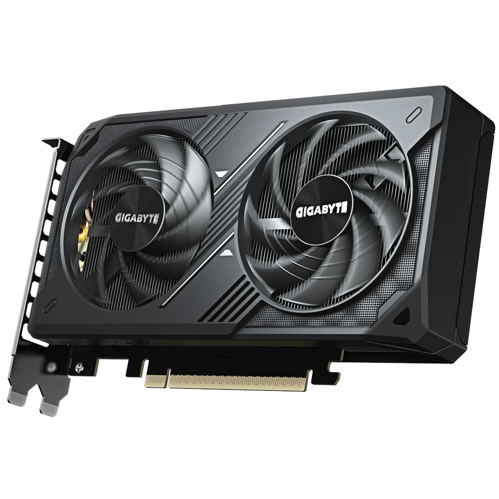 A large main feature product image of Gigabyte GeForce RTX 5060 Windforce Max OC 8GB GDDR7