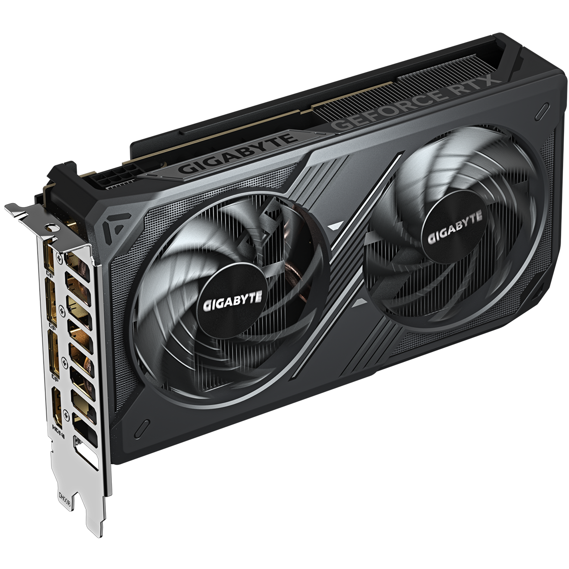 A large main feature product image of Gigabyte GeForce RTX 5060 Windforce Max OC 8GB GDDR7