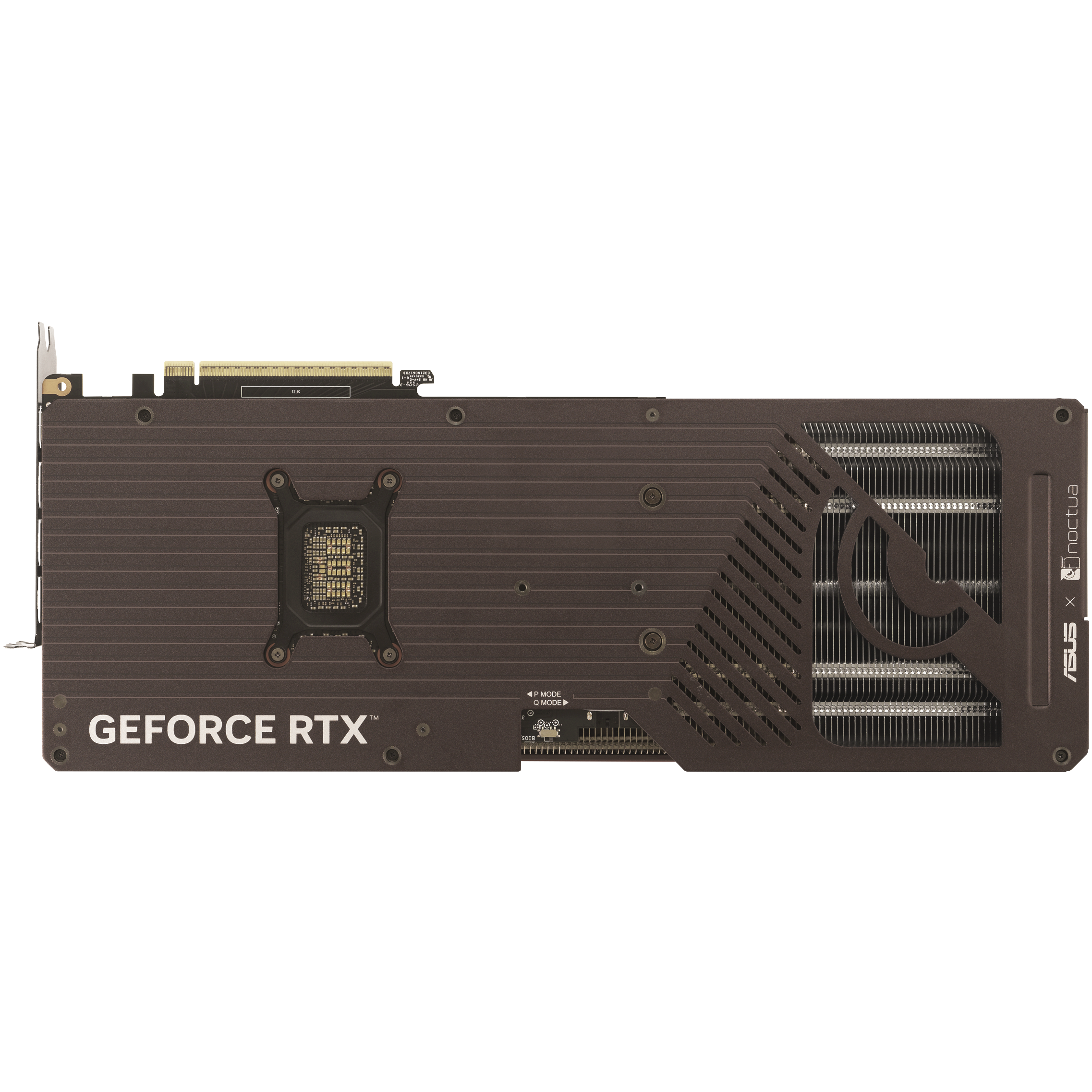 A large main feature product image of ASUS GeForce RTX 5080 OC 16GB GDDR7 - Noctua Edition