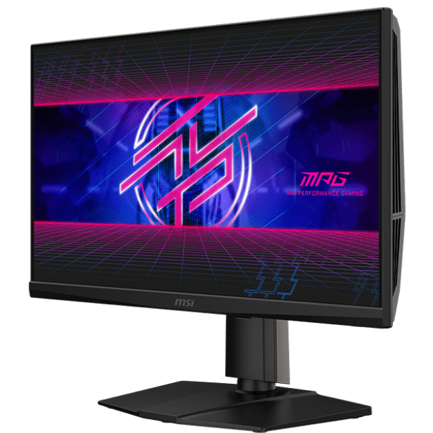 A large main feature product image of MSI MPG 242R X60N - 24" 1080p 600Hz 0.1ms Rapid TN Gaming Monitor 