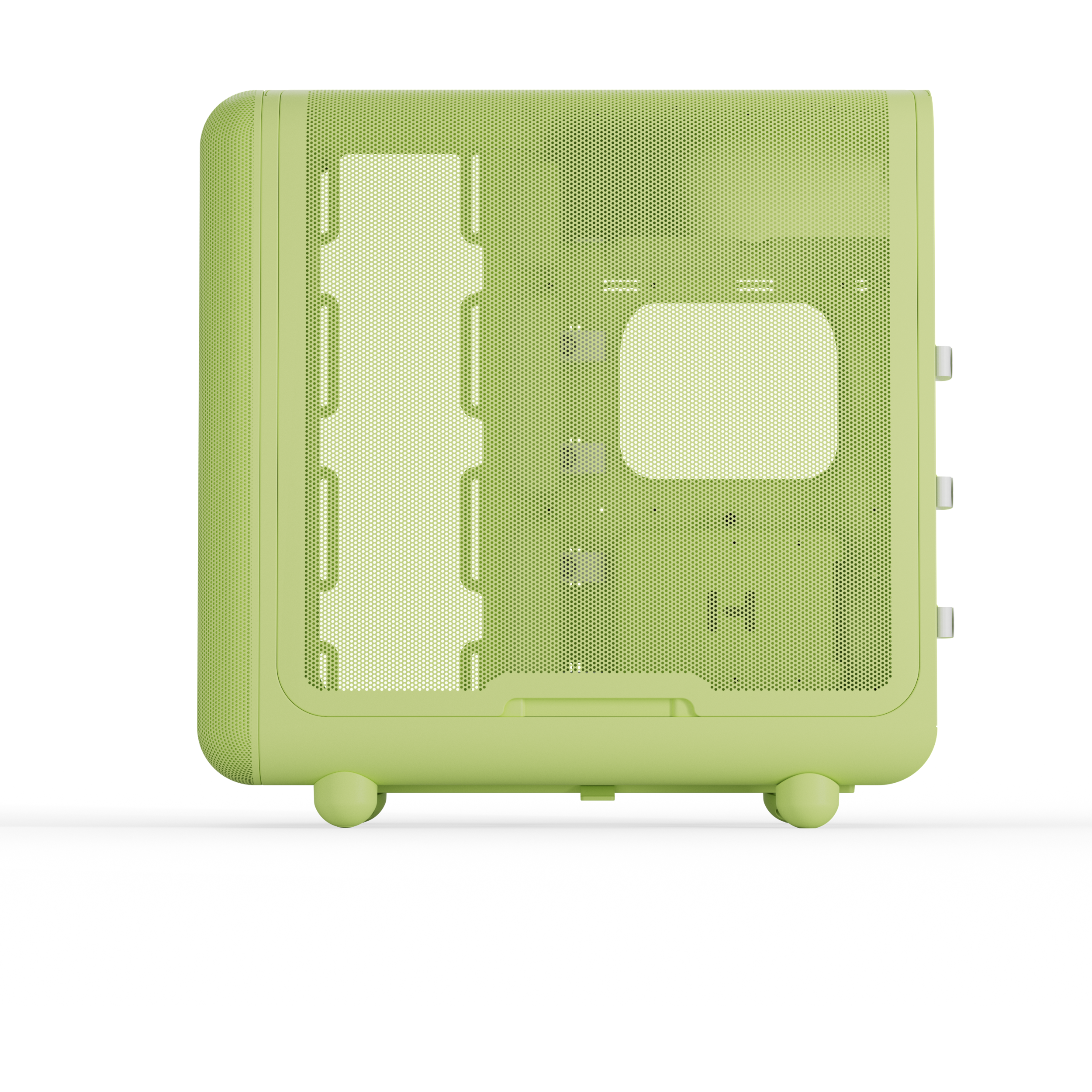 A large main feature product image of HYTE X50 Tempered Glass Mid Tower Case (Matcha Milk)