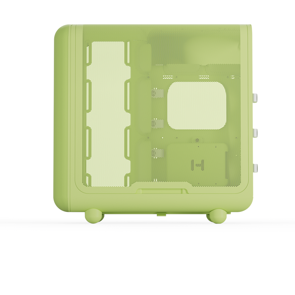 A large main feature product image of HYTE X50 Tempered Glass Mid Tower Case (Matcha Milk)