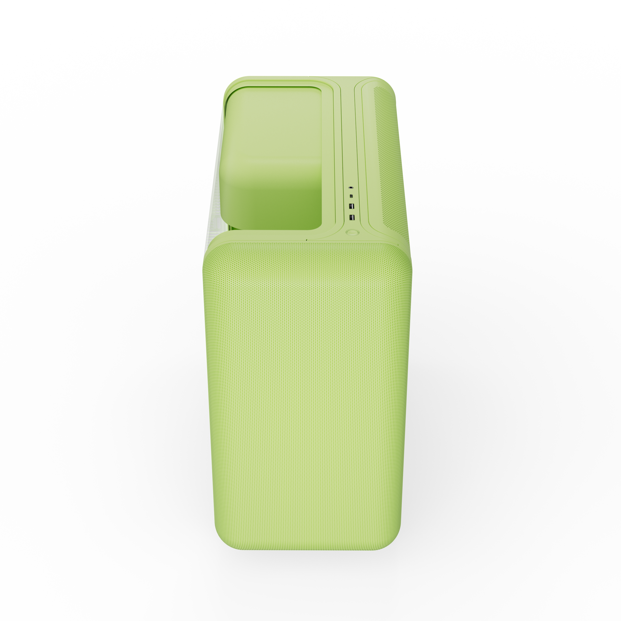 A large main feature product image of HYTE X50 Tempered Glass Mid Tower Case (Matcha Milk)