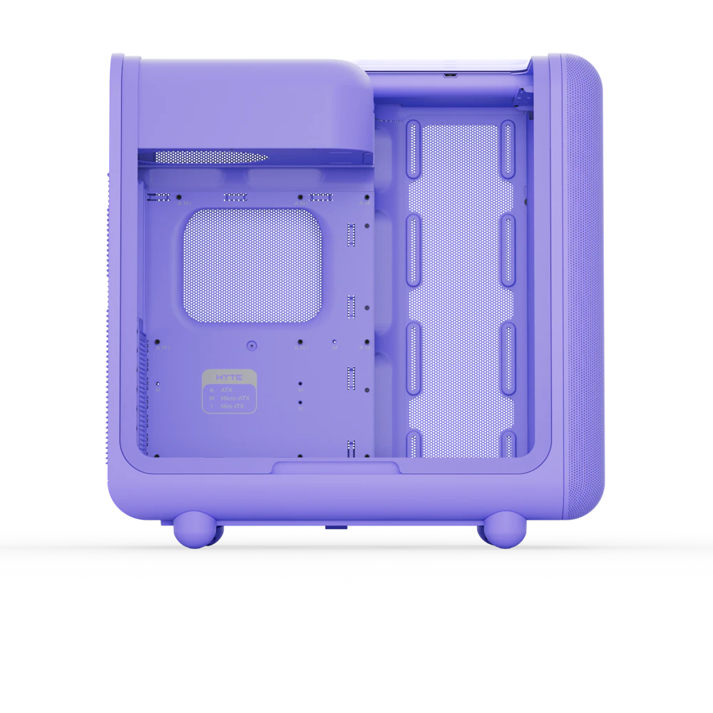 A large main feature product image of HYTE X50 Tempered Glass Mid Tower Case (Taro Milk)