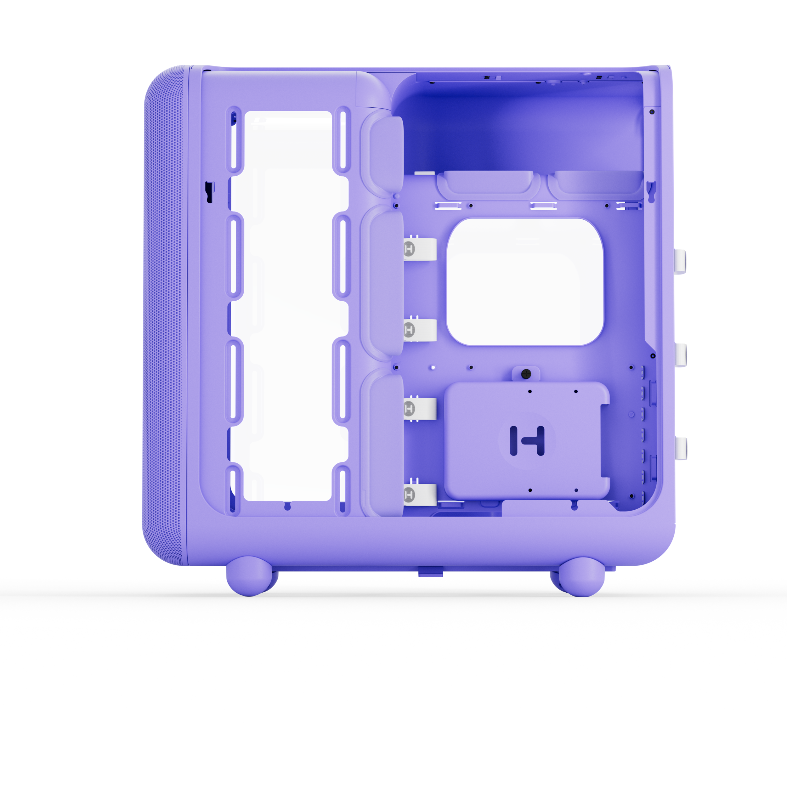 A large main feature product image of HYTE X50 Tempered Glass Mid Tower Case (Taro Milk)