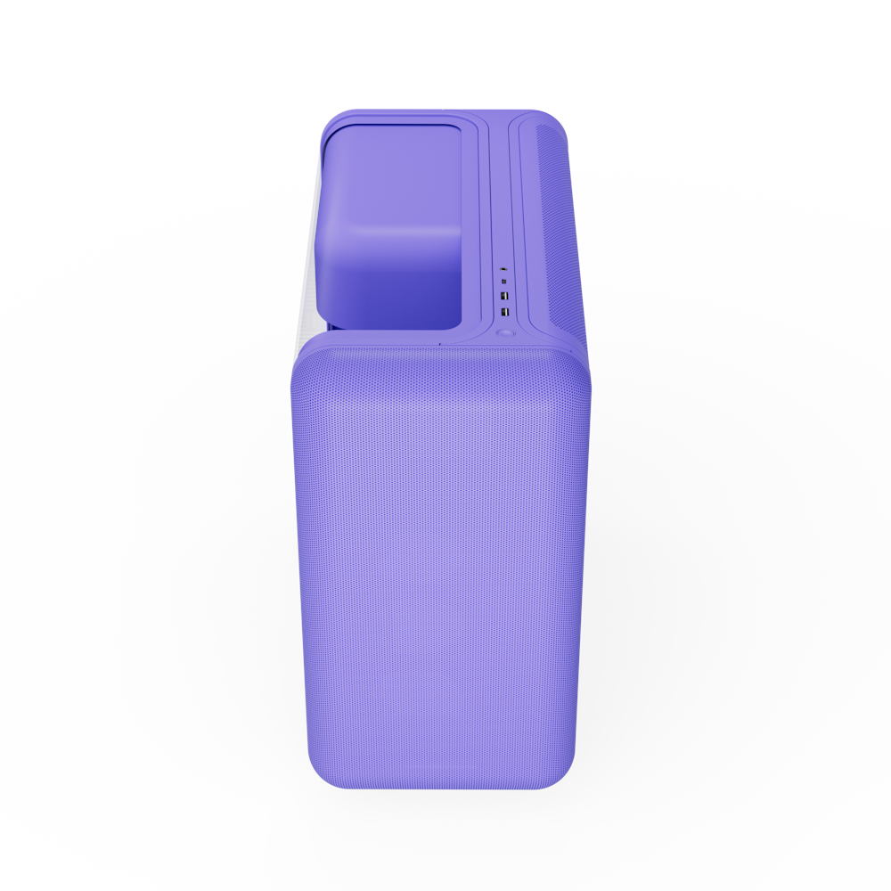 A large main feature product image of HYTE X50 Tempered Glass Mid Tower Case (Taro Milk)