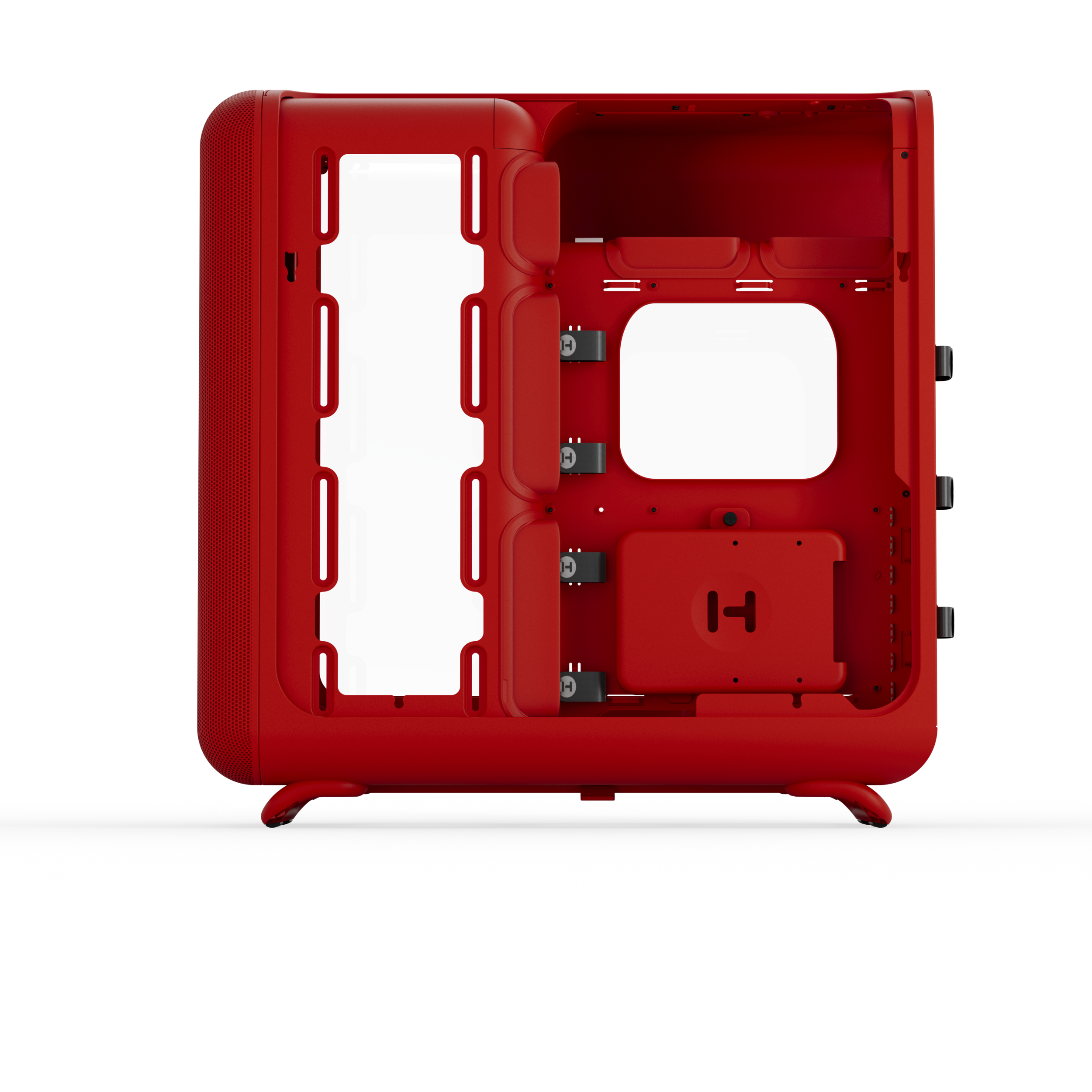 A large main feature product image of HYTE X50 Tempered Glass Mid Tower Case (Wild Cherry)