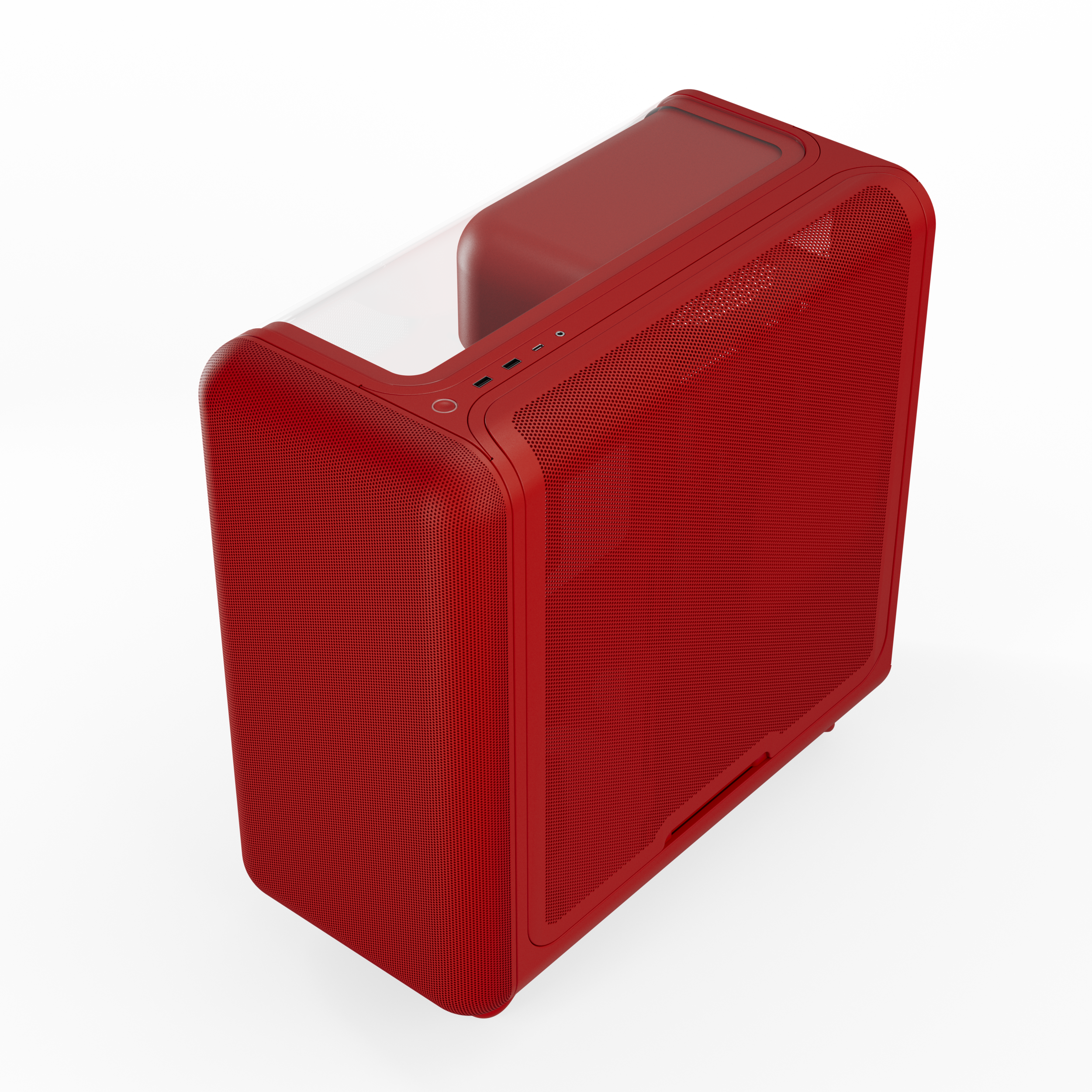 A large main feature product image of HYTE X50 Tempered Glass Mid Tower Case (Wild Cherry)