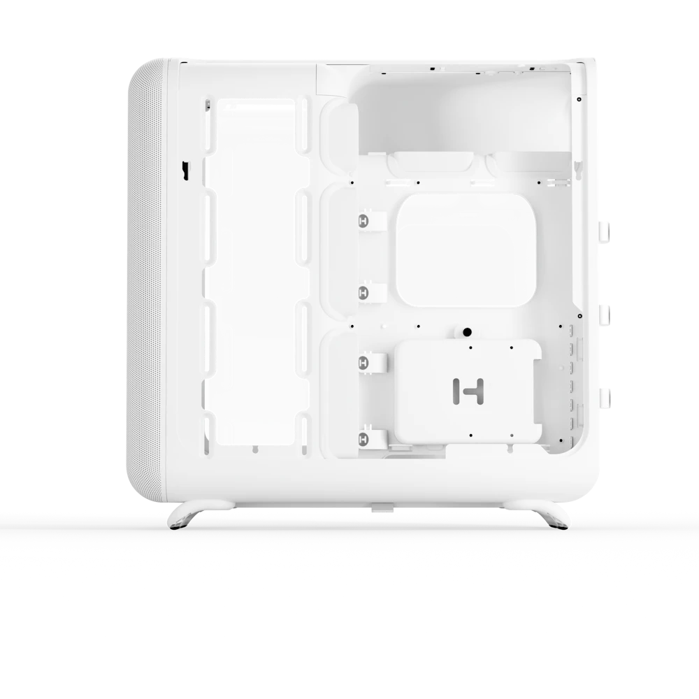 A large main feature product image of HYTE X50 Tempered Glass Mid Tower Case (Snow White)