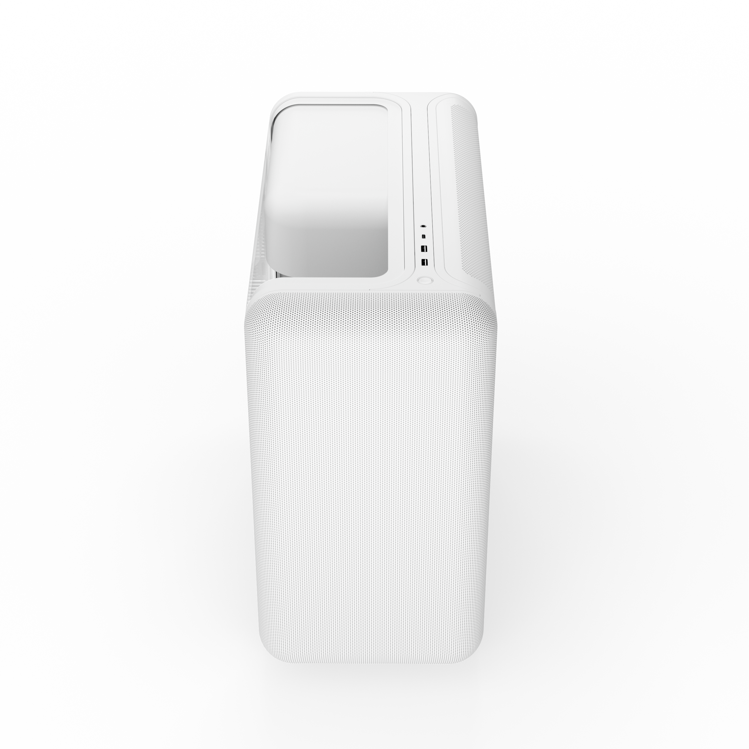 A large main feature product image of HYTE X50 Tempered Glass Mid Tower Case (Snow White)