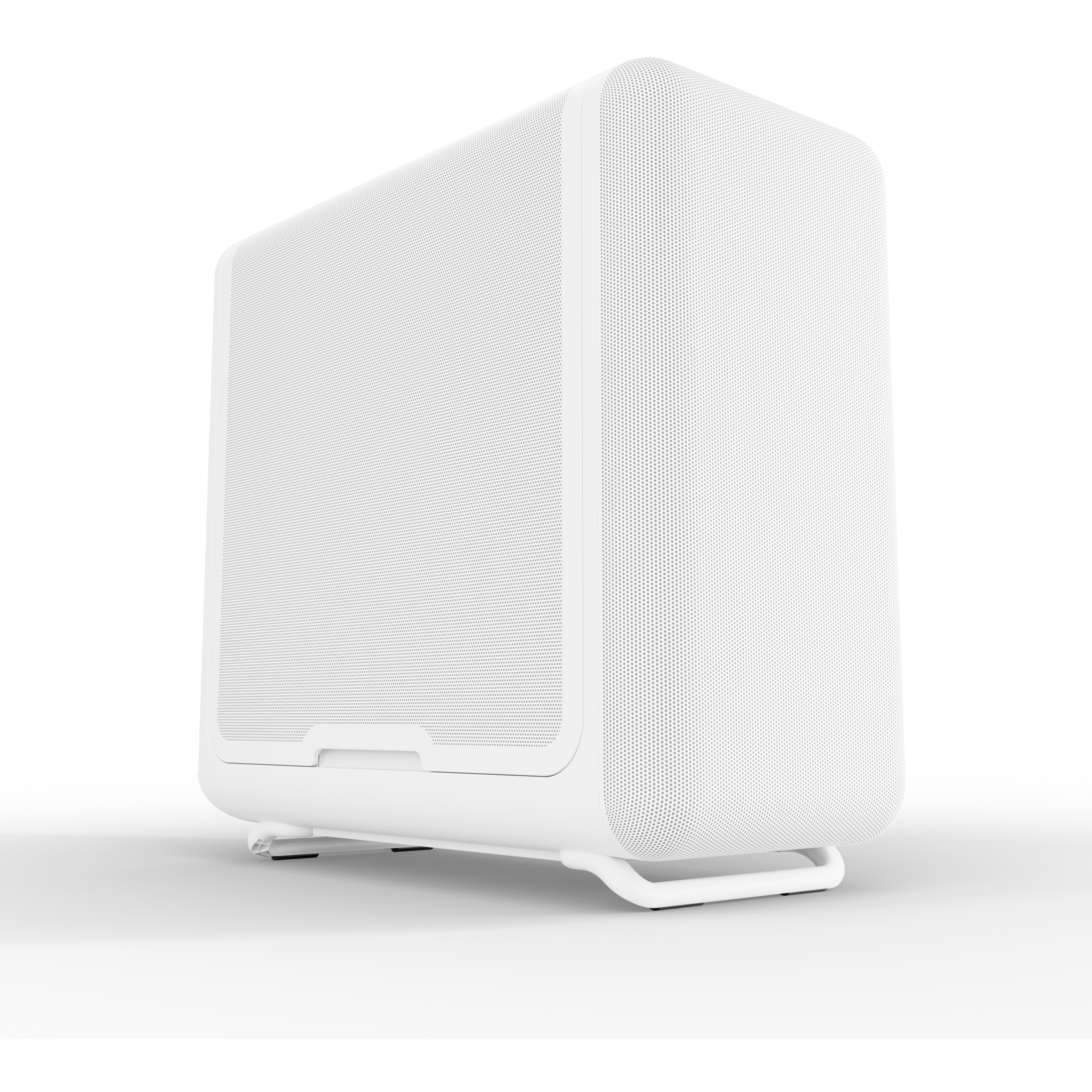 A large main feature product image of HYTE X50 Mesh Mid Tower Case (Snow White)