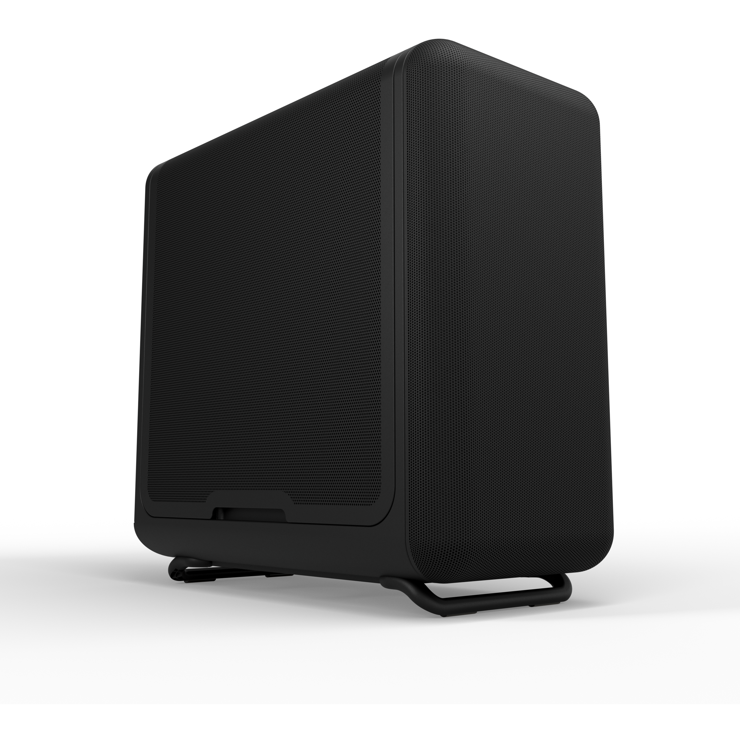 A large main feature product image of HYTE X50 Mesh Mid Tower Case (Pitch Black)
