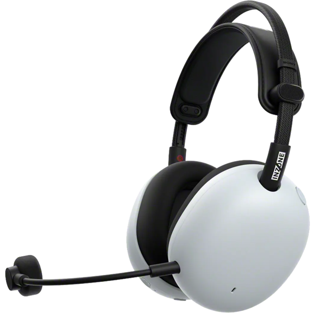 A large main feature product image of SONY InZone H9II Tri-Band Wireless Gaming Headset - White