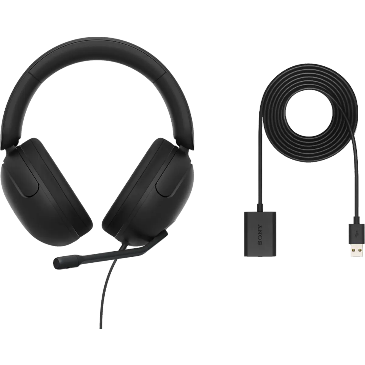 A large main feature product image of SONY InZone H3 Wired Gaming Headset - Black