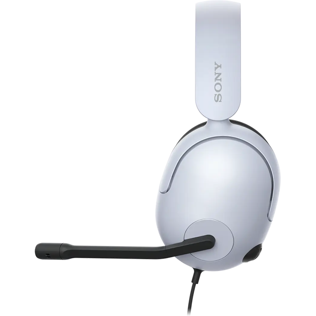 A large main feature product image of SONY InZone H3 Wired Gaming Headset - White