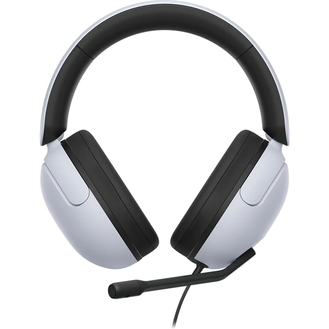 A large main feature product image of SONY InZone H3 Wired Gaming Headset - White