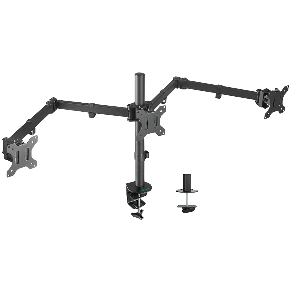 A large main feature product image of mbeat Activia Triple-Screen Articulating Monitor Arm