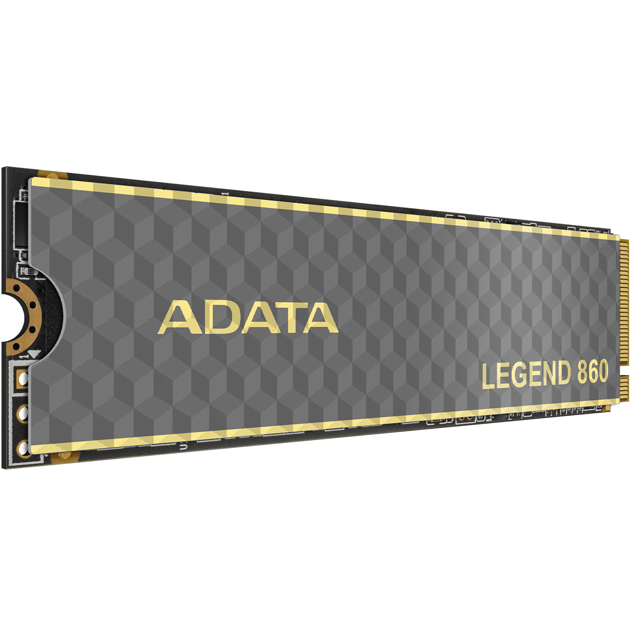 A large main feature product image of ADATA Legend 860 PCIe Gen4 NVMe M.2 SSD - 2TB