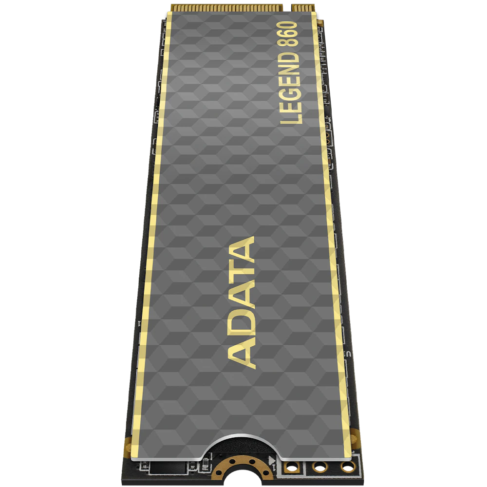 A large main feature product image of ADATA Legend 860 PCIe Gen4 NVMe M.2 SSD - 2TB