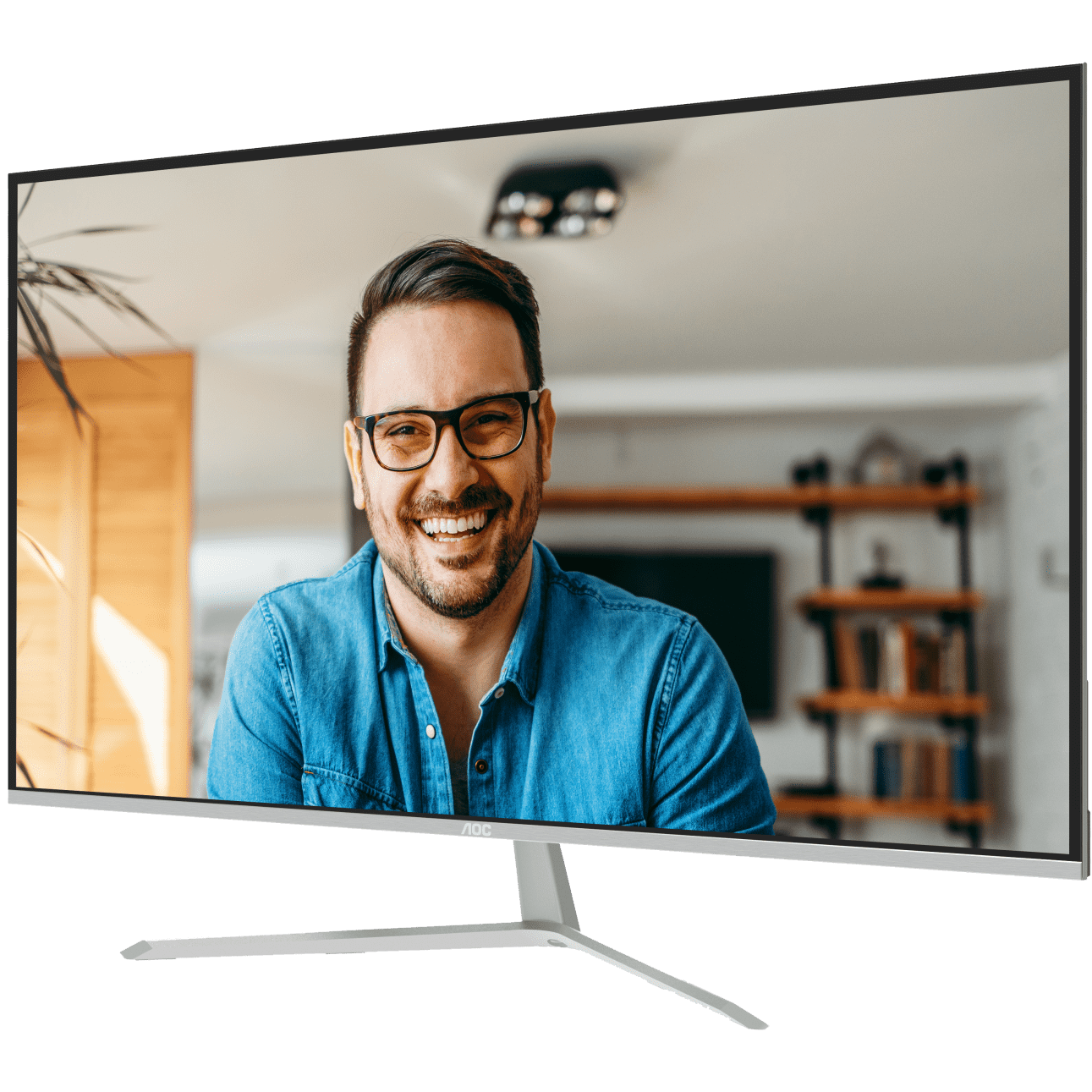 A large main feature product image of AOC U32V11N - 32" 4K 2160p 60Hz VA Monitor