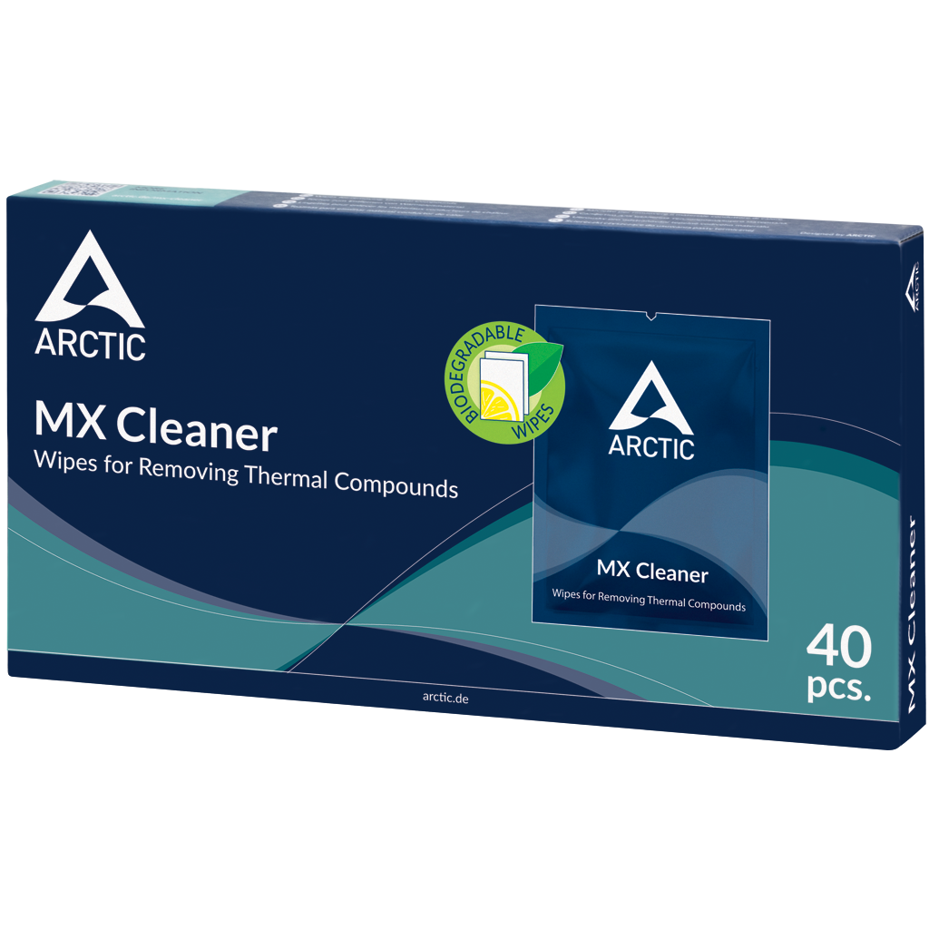 A large main feature product image of ARCTIC MX Cleaner Thermal Compound Wipes (40pcs)