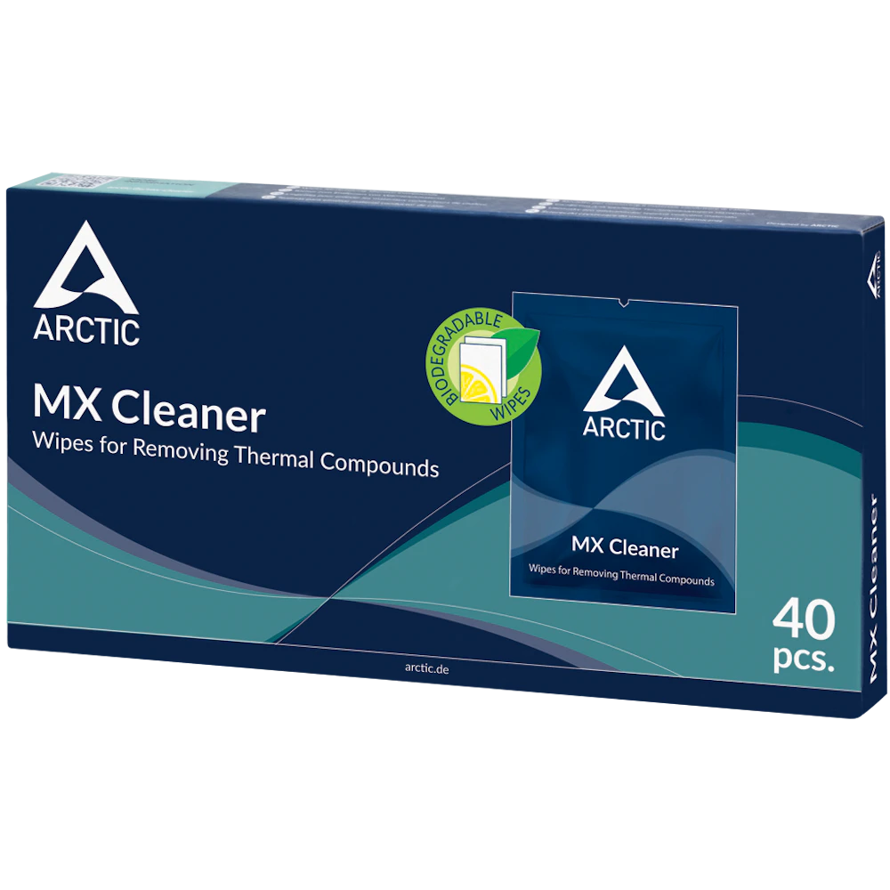 A large main feature product image of ARCTIC MX Cleaner Thermal Compound Wipes (40pcs)