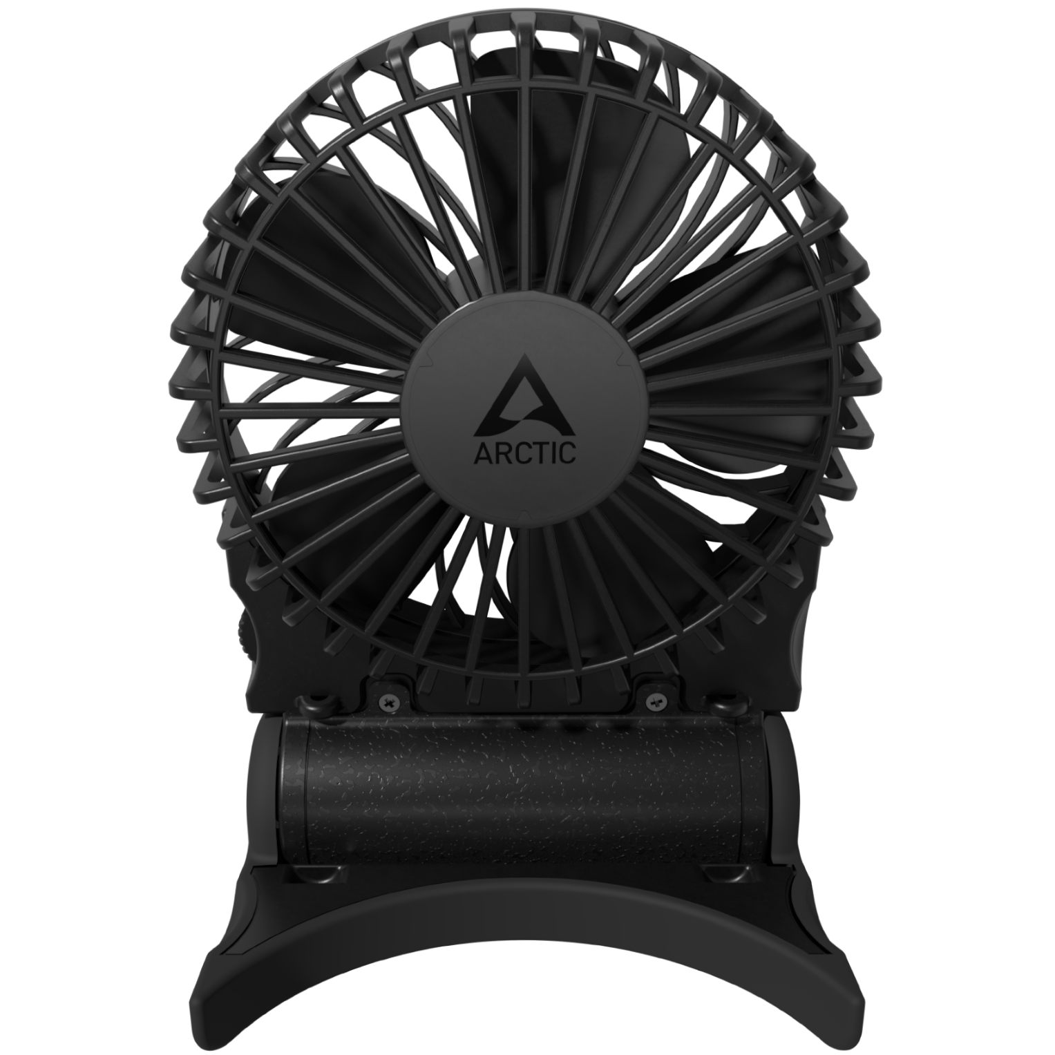 A large main feature product image of ARCTIC Summair 2Go Powerful Handheld/Desktop Fan (Black)