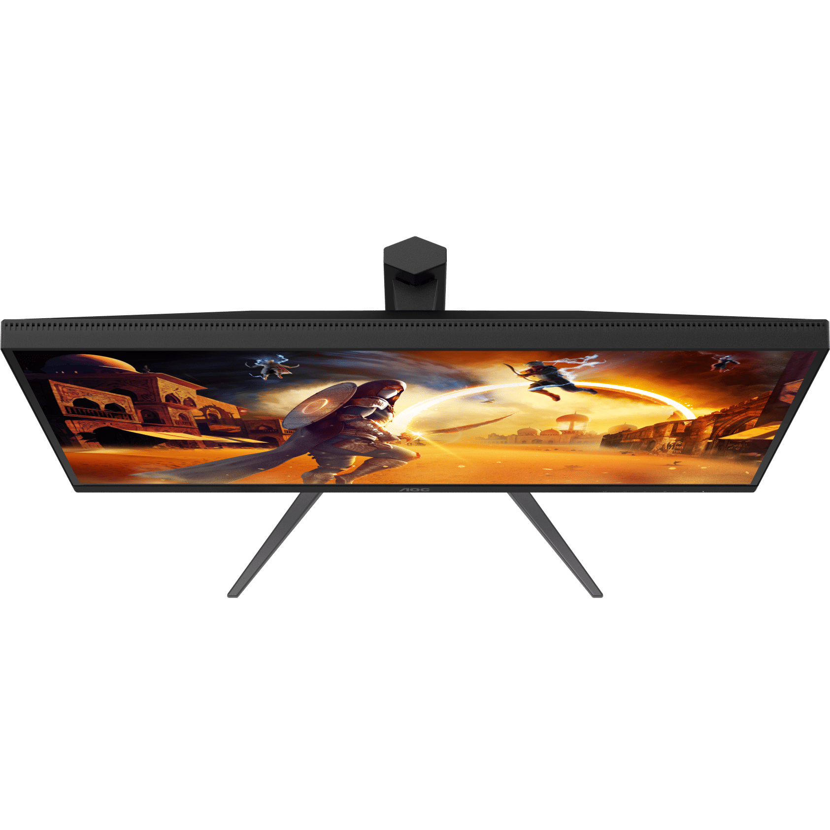A large main feature product image of AOC Gaming U27G4XM - 27" 1080p 320 Hz / 4K 2160p 160Hz Dual-Mode Fast IPS Monitor