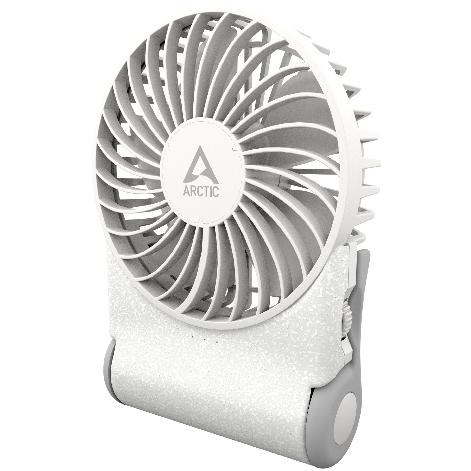 A large main feature product image of ARCTIC Summair 2Go Powerful Handheld/Desktop Fan (White)