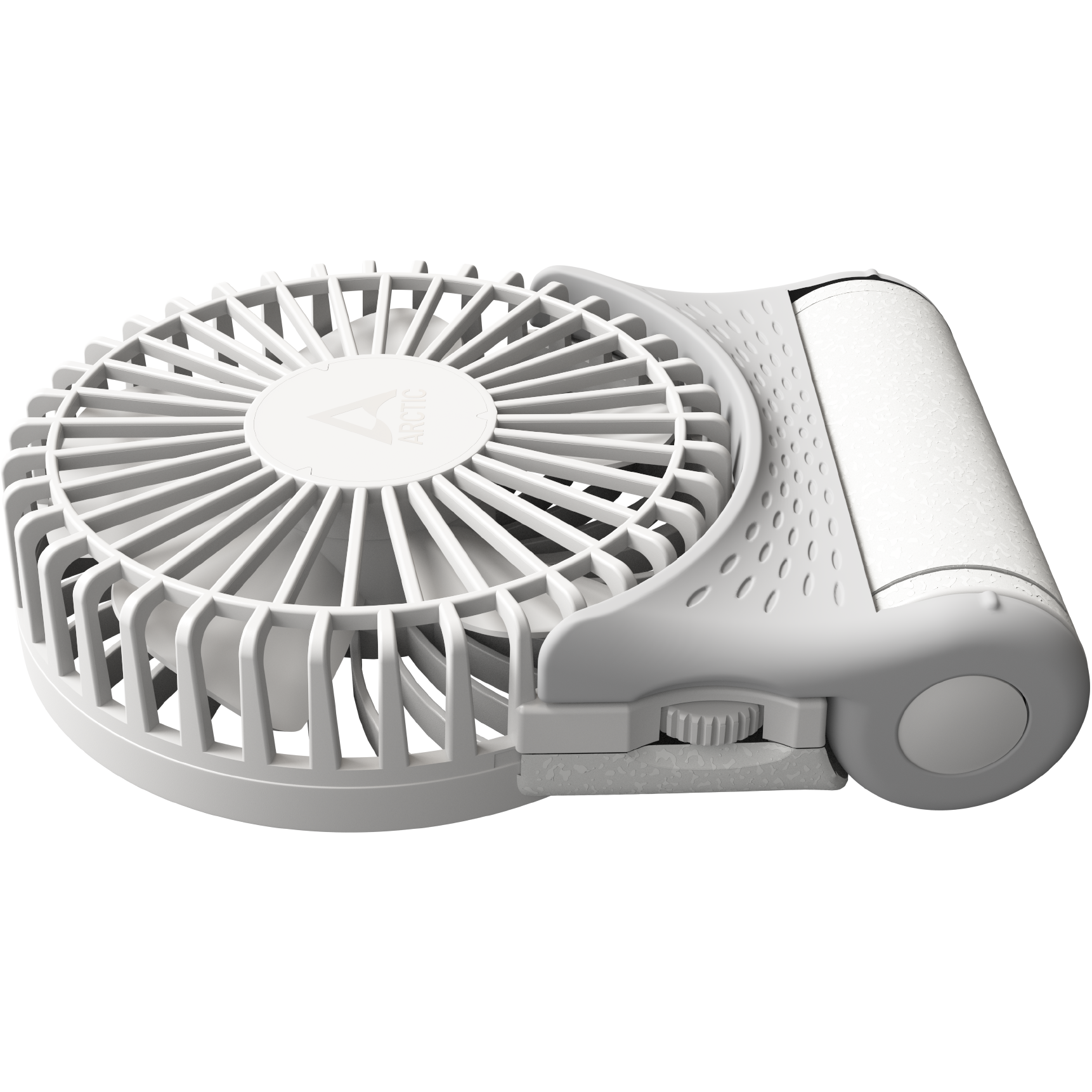 A large main feature product image of ARCTIC Summair 2Go Powerful Handheld/Desktop Fan (White)