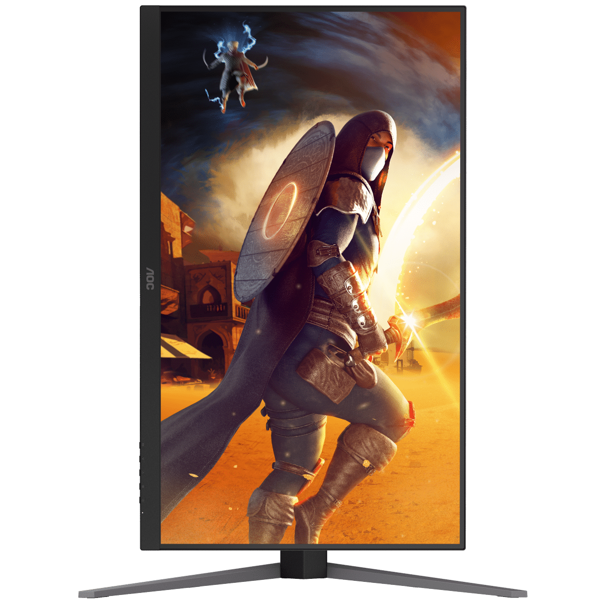 A large main feature product image of AOC Gaming U32G4 - 32" 1080p 320Hz / 4K 2160p 160Hz Dual-Mode Fast IPS Monitor