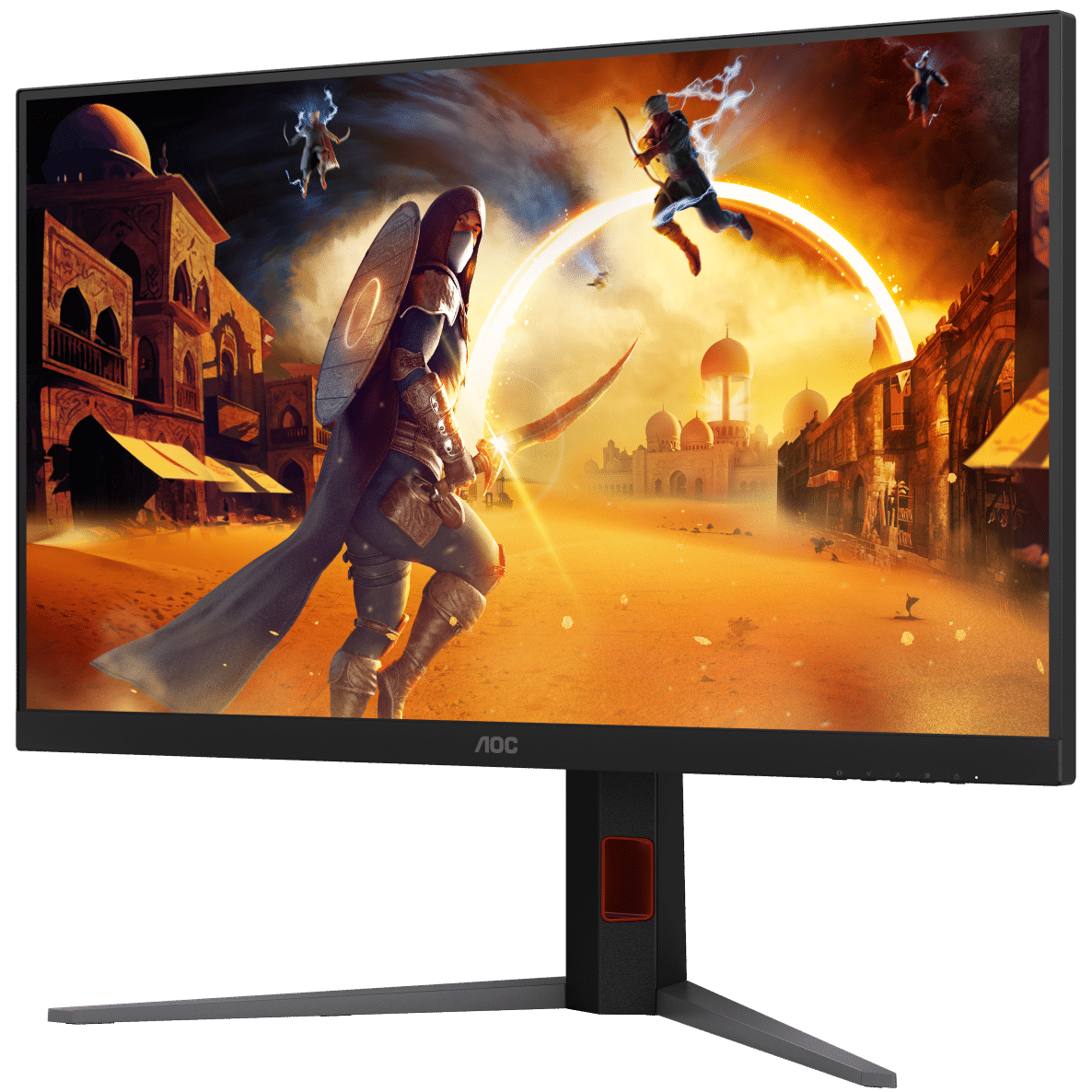 A large main feature product image of AOC Gaming U32G4 - 32" 1080p 320Hz / 4K 2160p 160Hz Dual-Mode Fast IPS Monitor